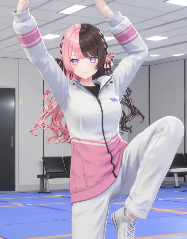 Best Quality,insanely Break Hinanotracksuit, 1girl, Solo, Lo...