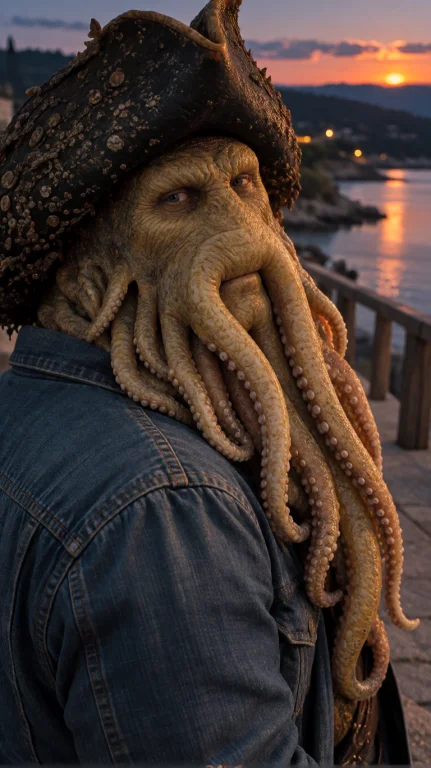 Dvyjns Humanoid Sea Creature, Close-up Portrait, Eye-level,...