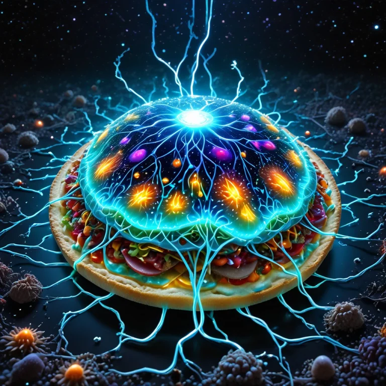 A Giant Bioluminescent Tacos Floating Through The Cosmos, Al...
