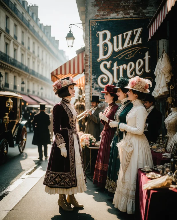 Zidiusart, A Young Parisian Woman Wearing An Elegant Yet Fla...