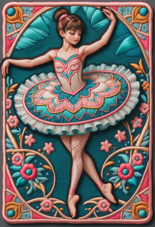 Ral-embroideredpatch,, An Embroidered Patch Of A Barefoot Ba...
