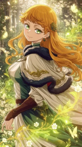 Mimosa Vermillion From Black Clover, Portrayed In A Beautifu... — Stable Diffusion AI Prompt: Mimosa Vermillion from Black Clover, portrayed in a beautiful detailed anime fan...