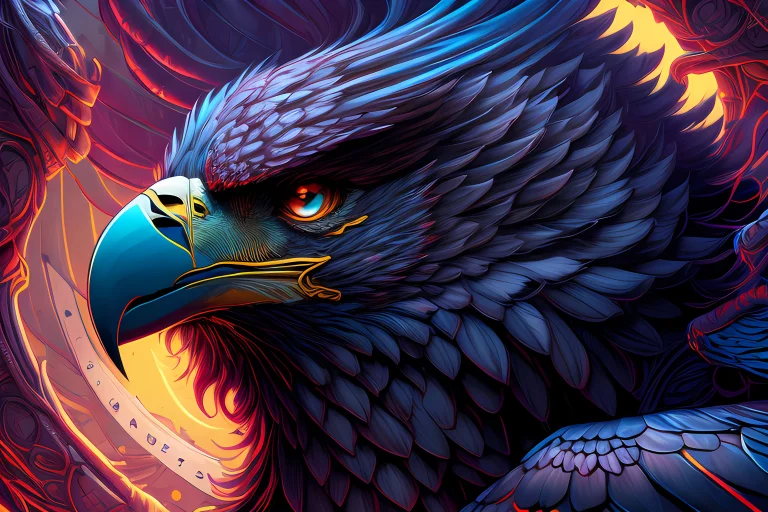 Deatiled Complete Art By Dan Mumford Thick Black Brush In 8k...