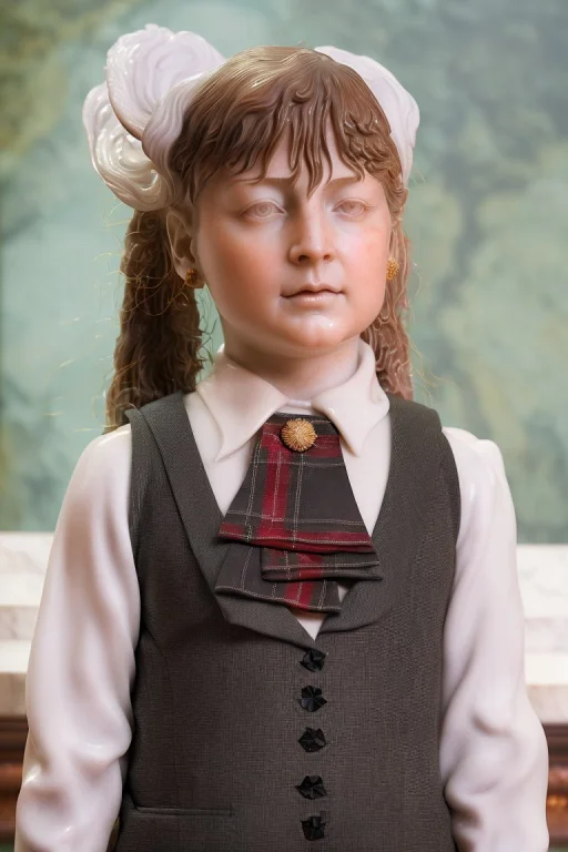 Redshift Style Goldenglass A Marble Statue, Highly Detailed,...