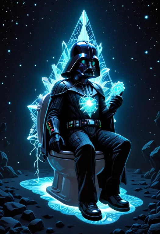 Biolumens Universe, Ral-embroideredpatch, Darth Vader Sittin...