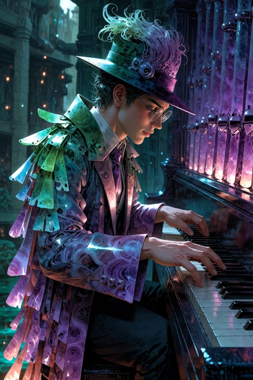 , Fluorite Mineral, Flu0rite, Iridiscent, A Crystal Musician...