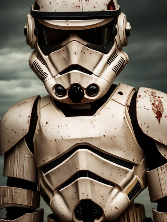 Dark And Gloomy Action 8k Photo, Storm Trooper, Wearing Brok...