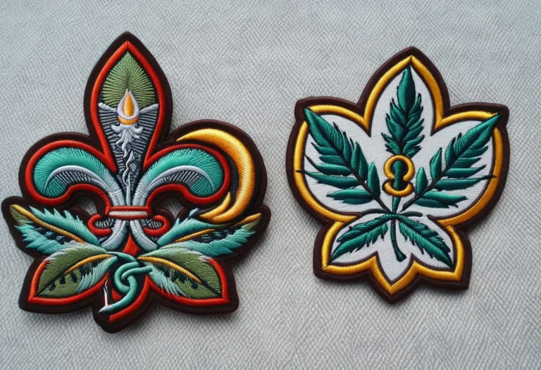 Masterpiece, Best Quality Ral-embroideredpatch A Sage Leaf,...