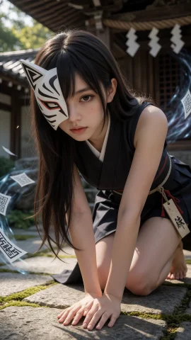,25155cm8k — Stable Diffusion AI Prompt: 柊,高清写实风格、细节锐利、肌肤纹理逼真、光影柔美、超高分辨率镜头推近至年轻女性...