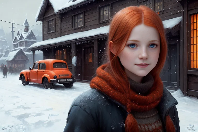 Ginny Weasley Young Bonnie Wright, Freckles, Perfect Blue Ey...