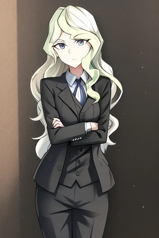 Diana Cavendish, Masterpiece, Best Quality, Black Suit