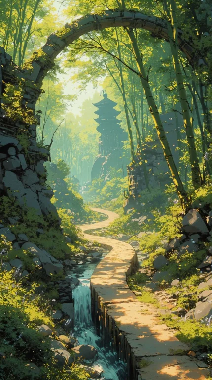 Renaissance Style Anime Artwork A An S-curve Composition, Wi...