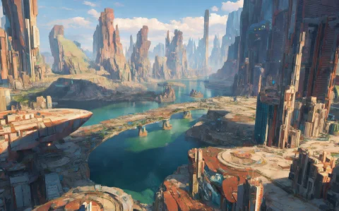 Landscape Of A Futuristic Sci Fi City, Sci Fi, Ultra Realist... — Stable Diffusion AI Prompt: landscape of a futuristic sci fi city, sci fi, ultra realistic, high resolution,...