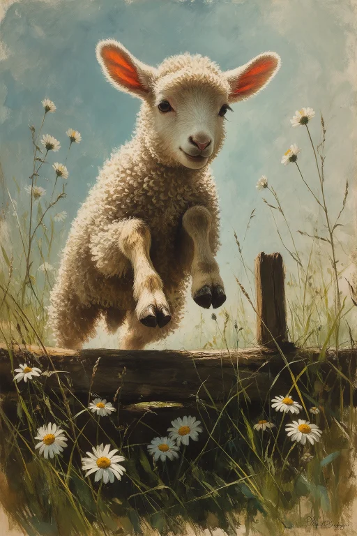 Cinematic Film Still In The Style Of Vladimir Zarubin, Lambs...