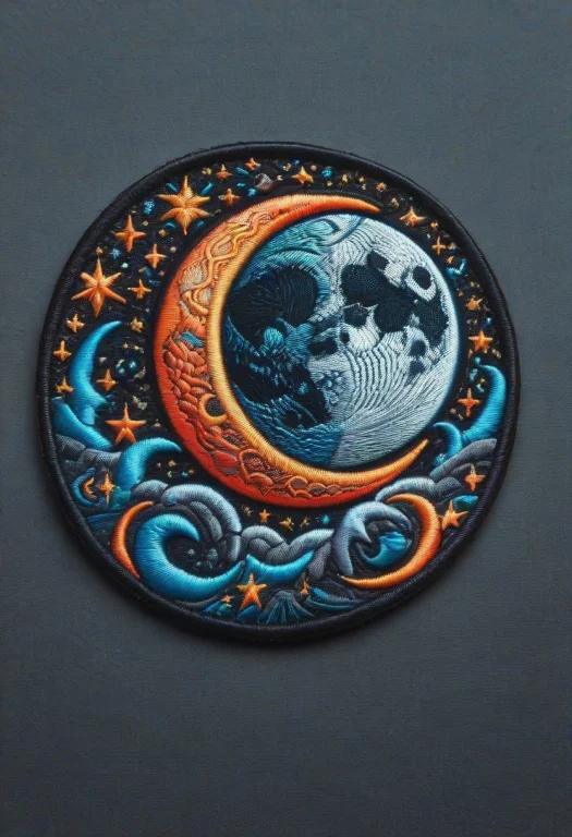 Moon Patch, Ral-embroideredpatch
