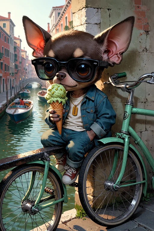 , A Medium Relaxed Shot Of A Tiny Bipedal Anthropomorphic Ch...