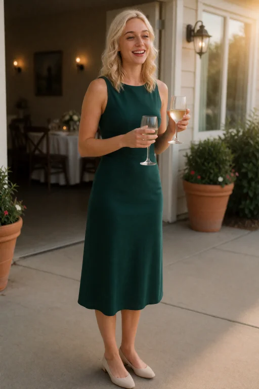 Sashamiller. Dressed For A Friends Summer Wedding In A Simpl...