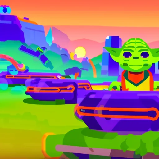 Yoda In Kurzgesagt Style1.2