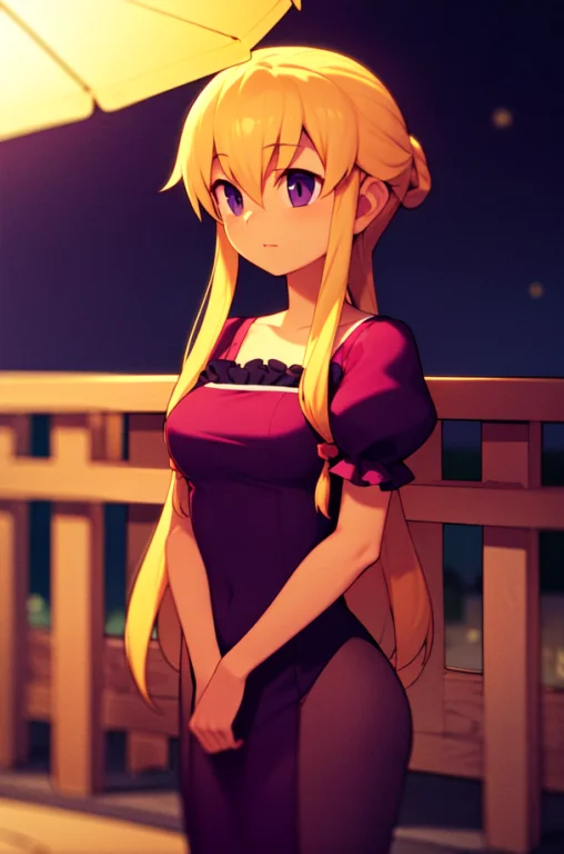 Masterpiece, Bestquality, 1girl, Solo, Yakumo Yukari, Blonde...