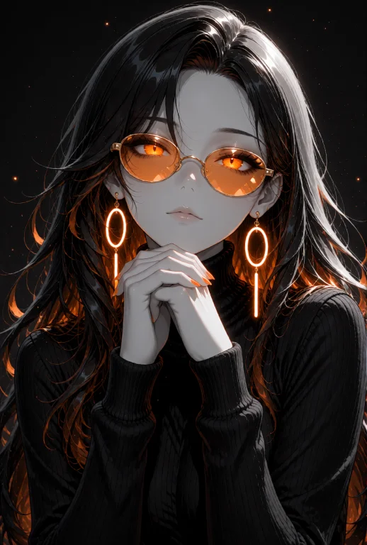 A Pale-skinned Woman With An Ethereal Appearance, Featuring...