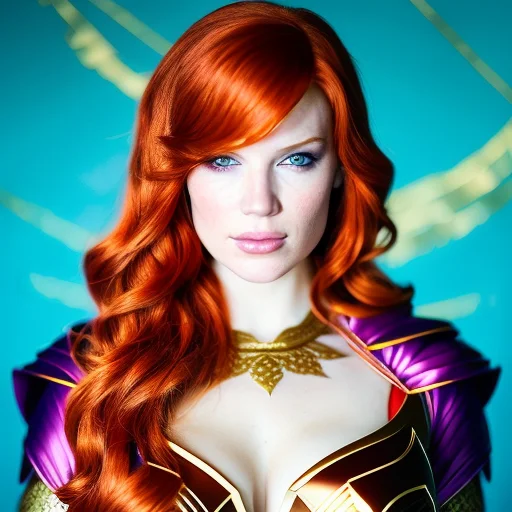 Majestic And Regal Portrait Of Ggwoman Cosplaying As A Femal...