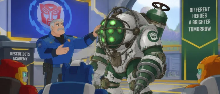 Rescue Bots Academy Illustration Of Professor Grimlock Induc...