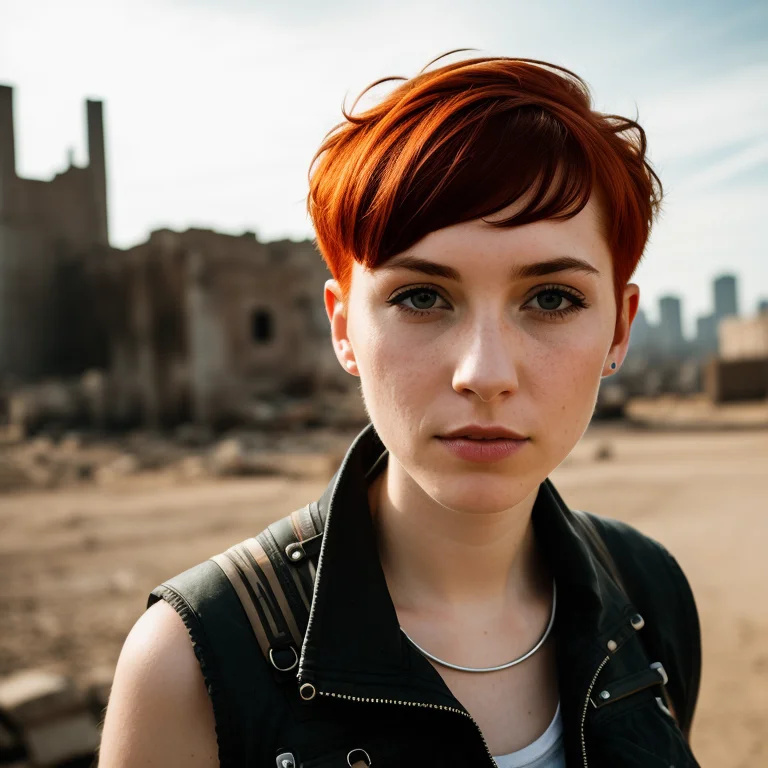 Raw Photo, A Close Up Portrait Photo Of 30 Y.o Woman In Wast...