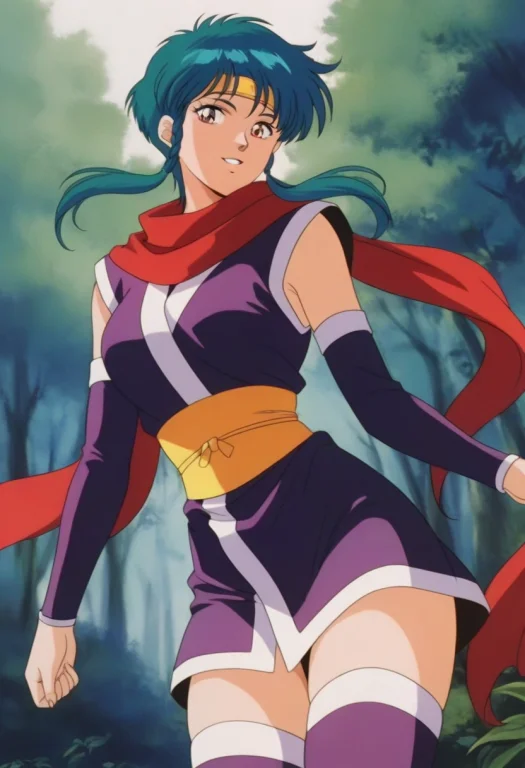 1girl, Solo, Renge, 1990s Anime Style, Ninja Outfits, No Mas...