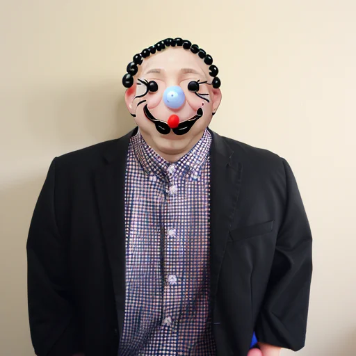 Make It Look Like My Face Eyes, Ears, Nose Are Made Up Many...