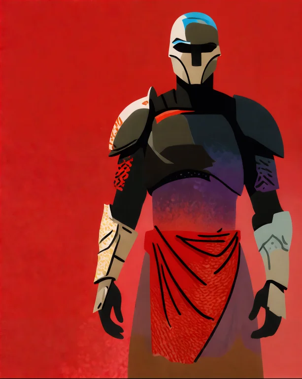 Velkoris A Digital Painting Of An Armored Figure Seen Straig...