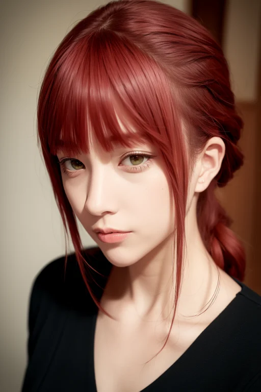 Masterpiece, Best Quality,makima Chainsaw Man,red Hair