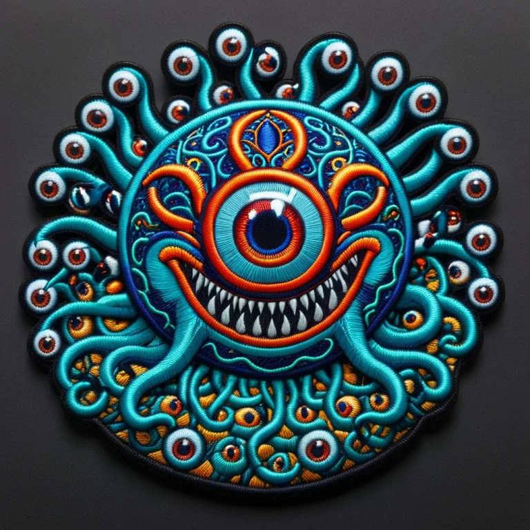 Ral-embroideredpatch, Dd Beholder, Only One Evil Eye, Multip...