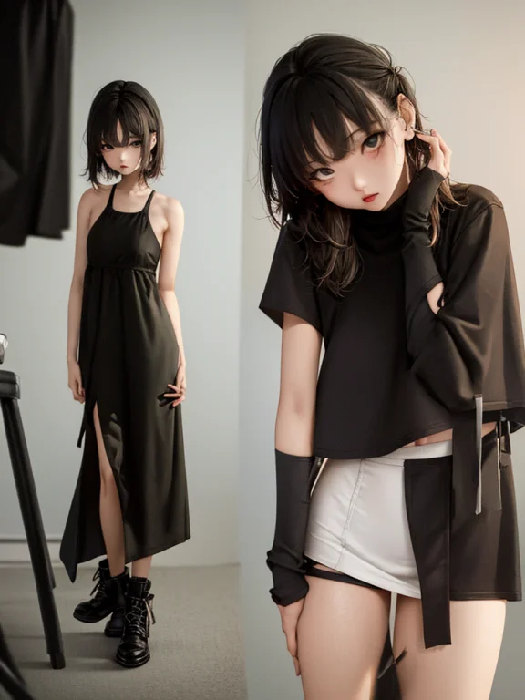 1girl, Solo, Standing,fashion Model,looking At Viewer, Inter...
