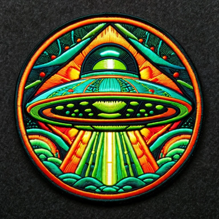 Ral-embroideredpatch, Artembroidery, A Classic Retro Flying...