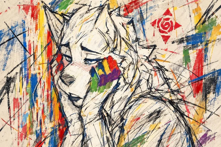 Sketchy Abstract Art