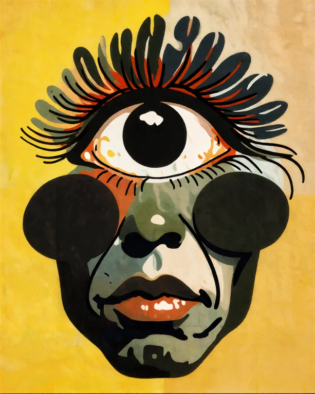 Velkoris A Black Silhouette Of A Creatures Eye Enormous And...