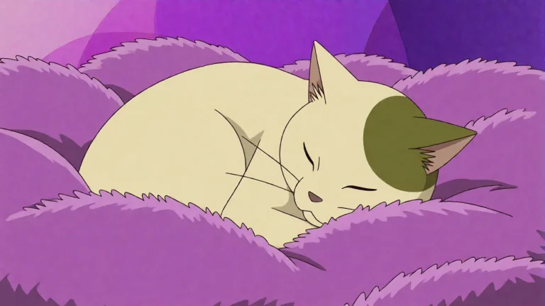 Ctrtrns2002, A Cream-colored Cat With A Green Patch On Its F...