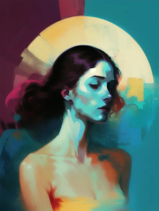 Abstract, Illustration, Woman, Zaum, Elysiumchar, Hazy, Atmo...