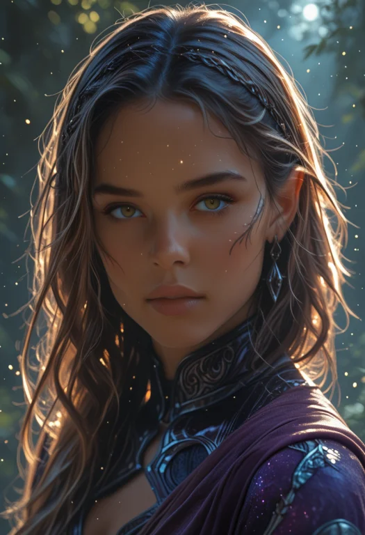 Gorgeous Galactic Female Portrait