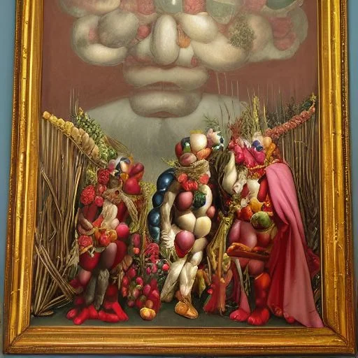 Arcimboldo-style, Man