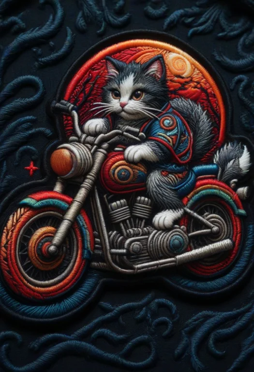 A Chubby, Hyper-detailed Cat With Shimmering Fur, Intensely...