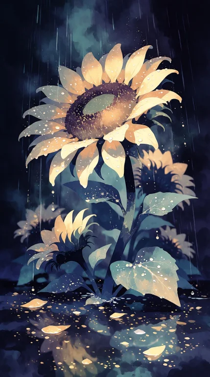 Surreal Cinematic 2d Anime Fantasy Illustration, A Breathtak...