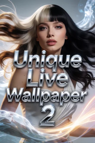 A Striking Visual Banner With The Large, Eye-catching Text U... — Stable Diffusion AI Prompt: A striking visual banner with the large, eye-catching text "Unique Live Wallpape...