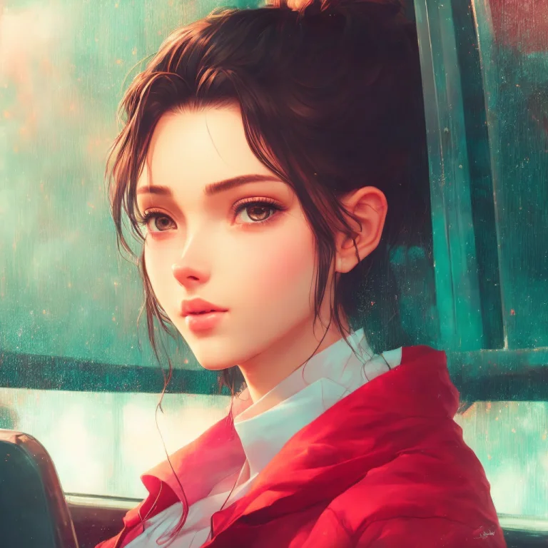 Dgtl, A Portrait Of A Cute Woman, Jacket, Earbuds, Looking D...