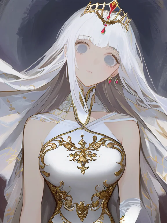 1girl, Head, Face, Portrait, Eyes, Long Hair, Upper Body, So...
