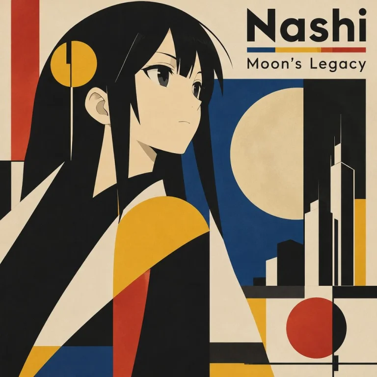 Anime Bauhaus Art Style, Nashi, Moons Legacy