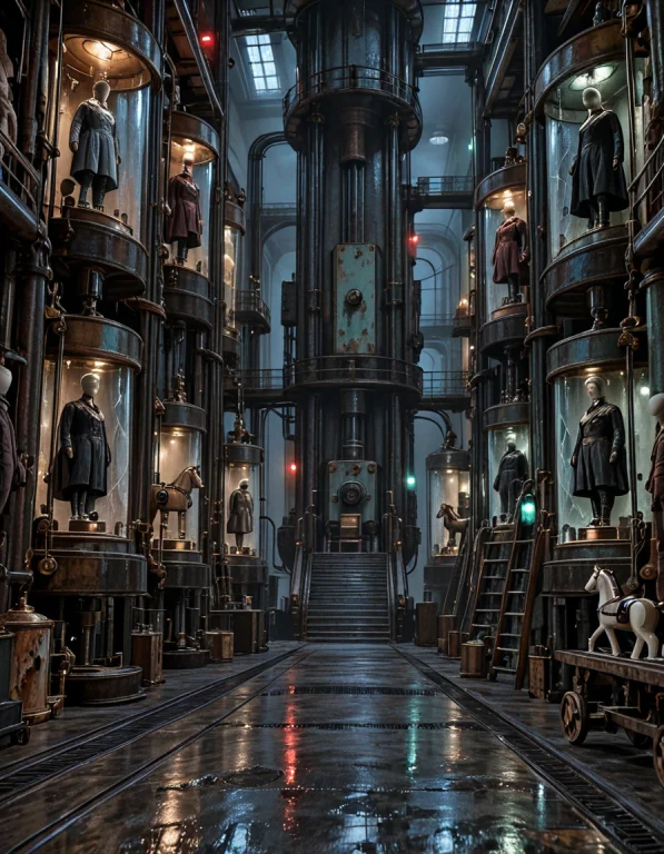 Abandoned Toy F4ct0ry, Towering Mold Laboratory Inside The A...
