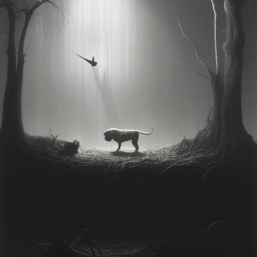 A Dog Eating Spaghetti, Surreal, Polish Horror, Piotr-jablon...