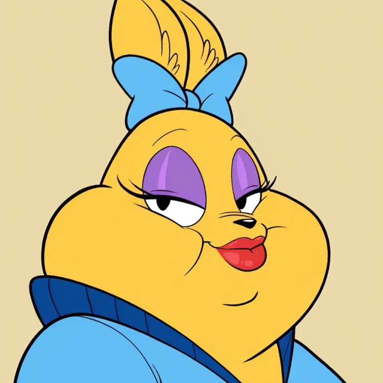 Loramilicentwabbitil1 Rabbit, 1girl, Yellow Fur, Fat, Plump,...