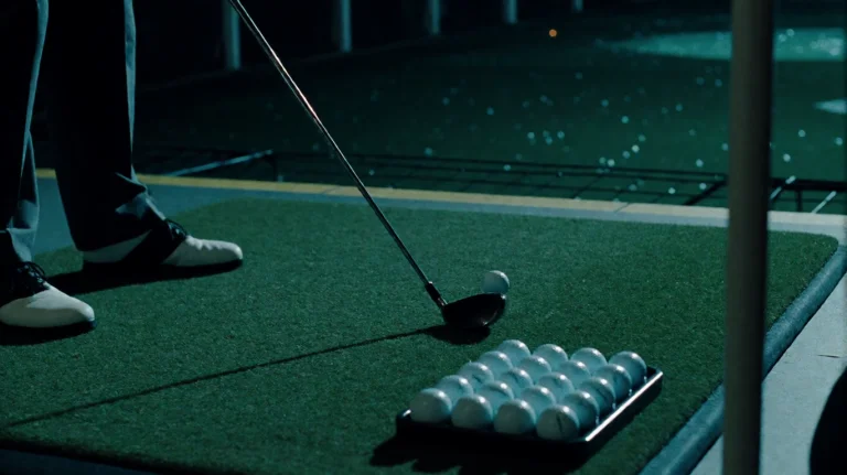 Insdr1999, A Golfer Is Poised To Strike A Ball With A Driver...